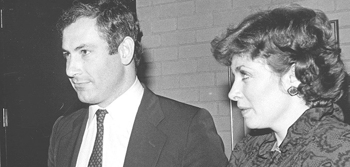 נתניהו עם אישתו השנייה פלייר, 1983