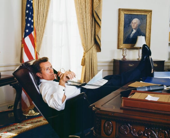 THE WEST WING: Martin Sheen as President Josiah "Jed" Bartlet