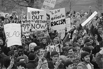 מחאה נגד מלחמת וייטנאם, 1968 צילום Leif Skoogfors, CORBIS, Corbis via Getty Images IL