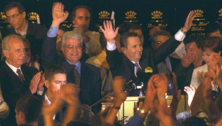 הניצחון של אהוד ברק, 1999 // צילום: אבי אוחיון, לע״מ