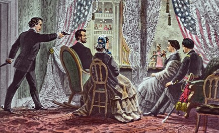 רצח לינקולן, 1865 ,איור