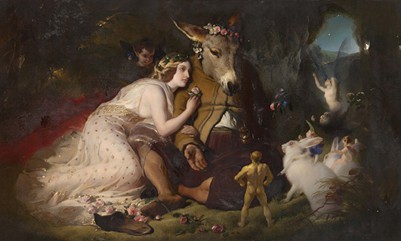 ׳חלום ליל קיץ׳ של שייקספיר ציור של אדווין לנדסייר, Google Cultural Institute