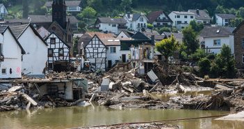 נזקי השיטפונות בגרמניה. צריך לדבר על מזג האוויר // צילום: Thomas Lohnes, Getty Images