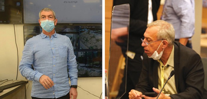 מימין: פרויקטור יוצא אש, פרויקטור פעמיים נומה // צילום: שמוליק גרוסמן, דוברות הכנסת, עיריית בני ברק